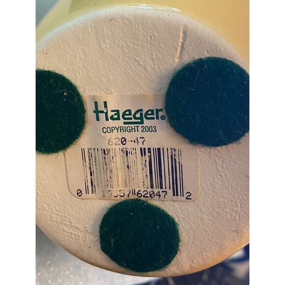 Haeger 2003 Yellow Ceramic Vase 8" Tall Smooth Finish Retro Home Decor - Picture 5 of 5